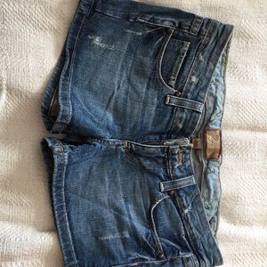 Paige size 26 light blue shorts